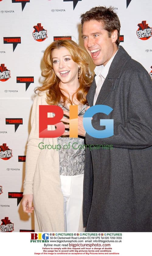 Alyson Hannigan and Alexis Denisof at The Commies