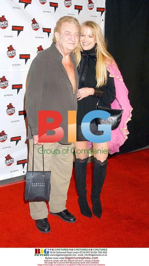 Rodney Dangerfield and wife at 'The Commies' awards show