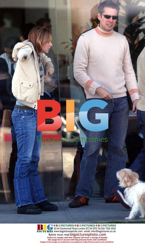 Alyson Hannigan and Alexis Denisof on Montana Ave.