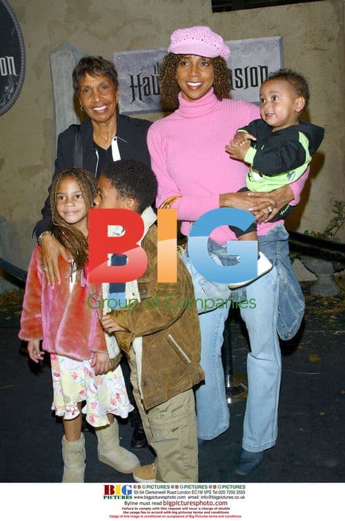 Holly Robinson-Peete and Family at 'The Haunted Mansion' Premiere