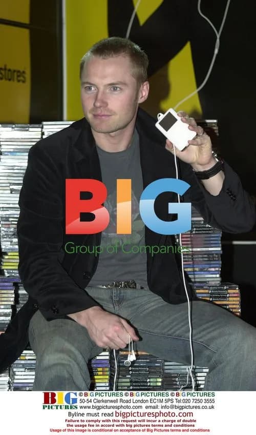 Singer Ronan Keating at iPod launch