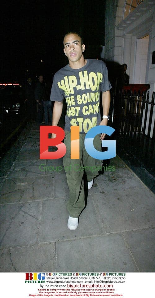 Kieran Dyer Enjoys Night Out in London