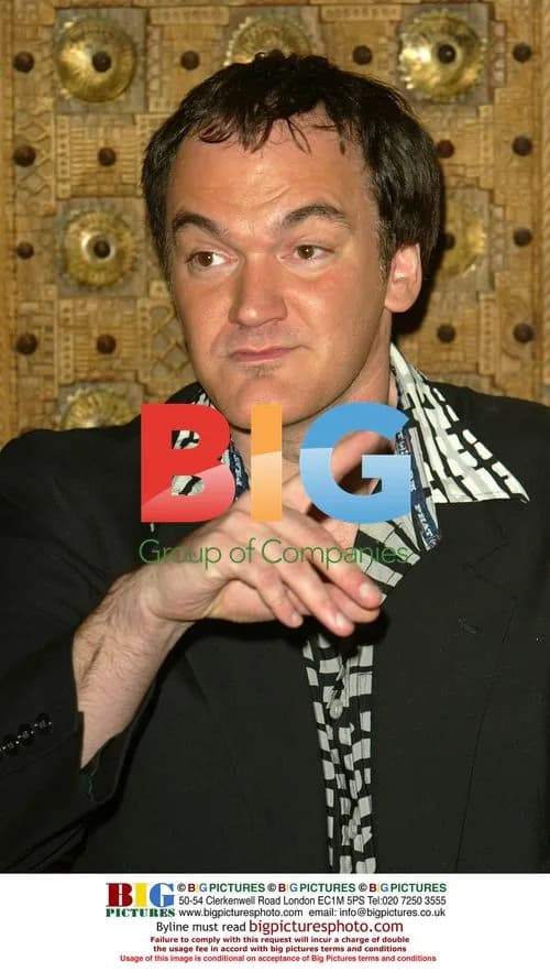 Quentin Tarantino and cast of "Kill Bill" at photocall