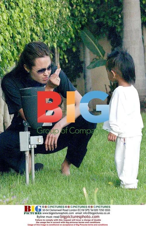 Angelina Jolie with son Maddox in Beverly Hills