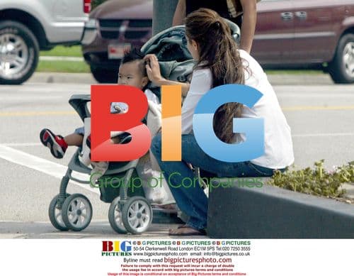 Angelina Jolie with son Maddox shopping