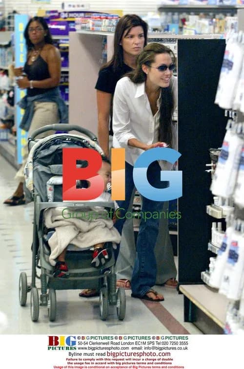 Angelina Jolie and son Maddox shopping