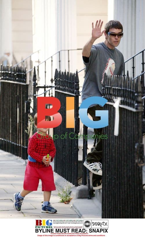 Ian Brown and Son in Spiderman Outfit
