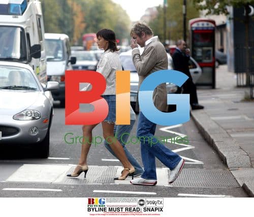 Duran Duran's Simon Le Bon and Wife Yasmin Shopping