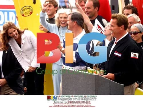Arnold Schwarzenegger Campaign Stop