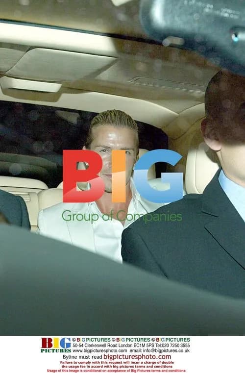David and Victoria Beckham Leaving Ivy Restaurant
