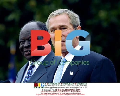 President Kibaki and President Bush at White House