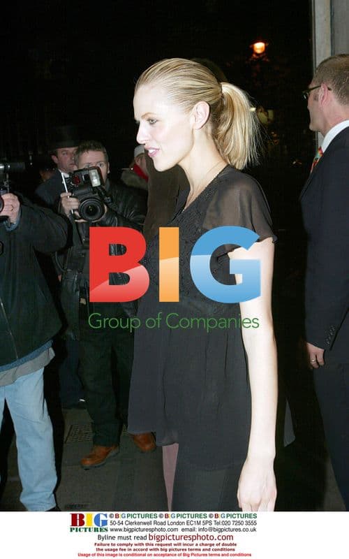 Donna Air Leaving the Ivy in London