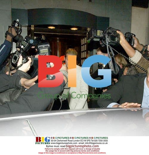 David Beckham and Victoria Beckham at Ivy Restaurant