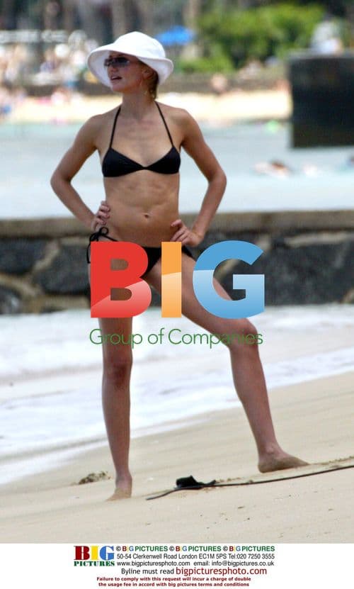 Cameron Diaz and Justin Timberlake in Hawaii