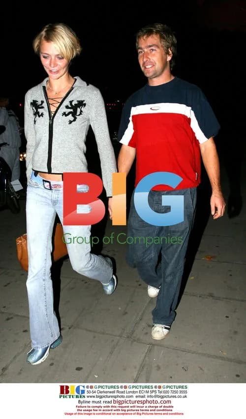 Jodie Kidd & Boyfriend at Wellington Club in London