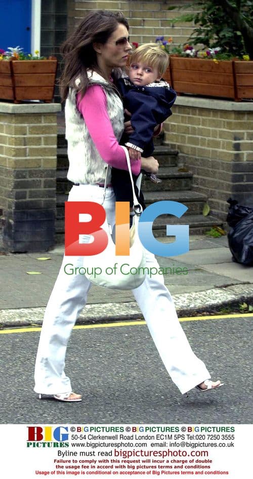 Liz Hurly Leaving Home with Son Damien