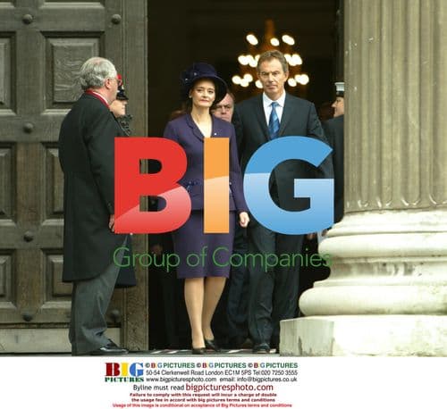 PM Tony Blair and Cherie at Iraq Remembrance 2003