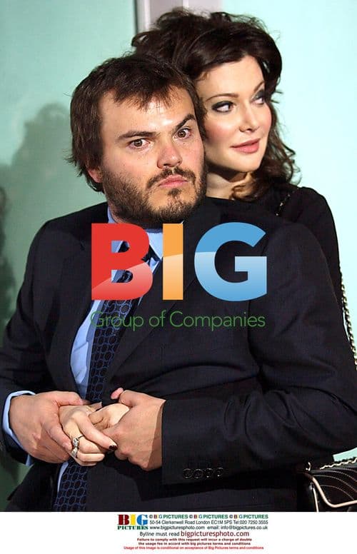 Jack Black and Laura Kightlinger at 'School of Rock' Premiere