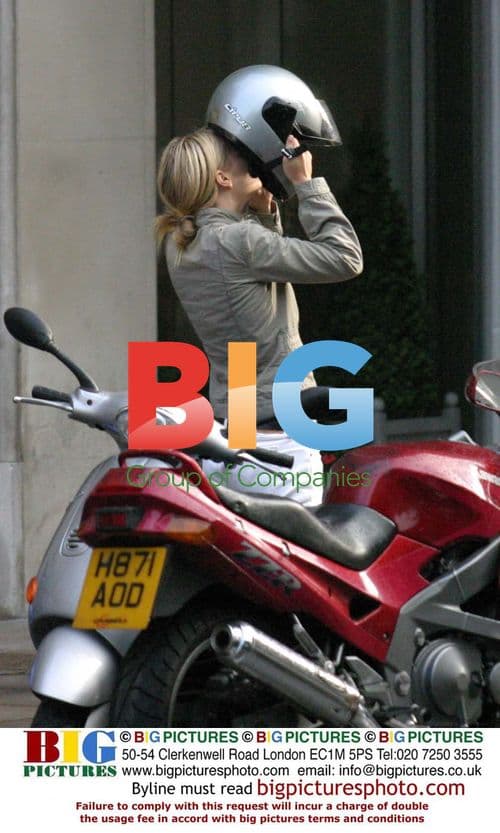 Gwyneth Paltrow on Vespa in London