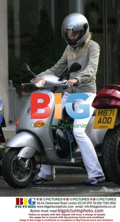 Gwyneth Paltrow Runs Errands on Vespa in London