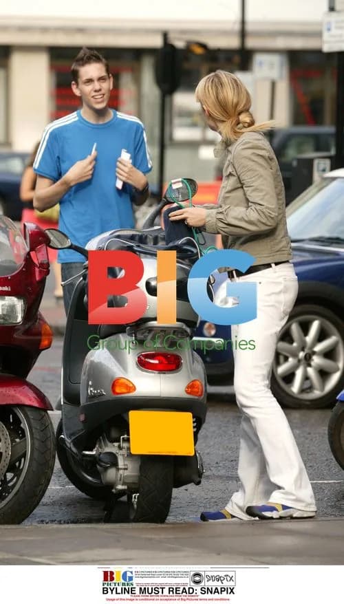 Gwyneth Paltrow runs errands on Vespa in London
