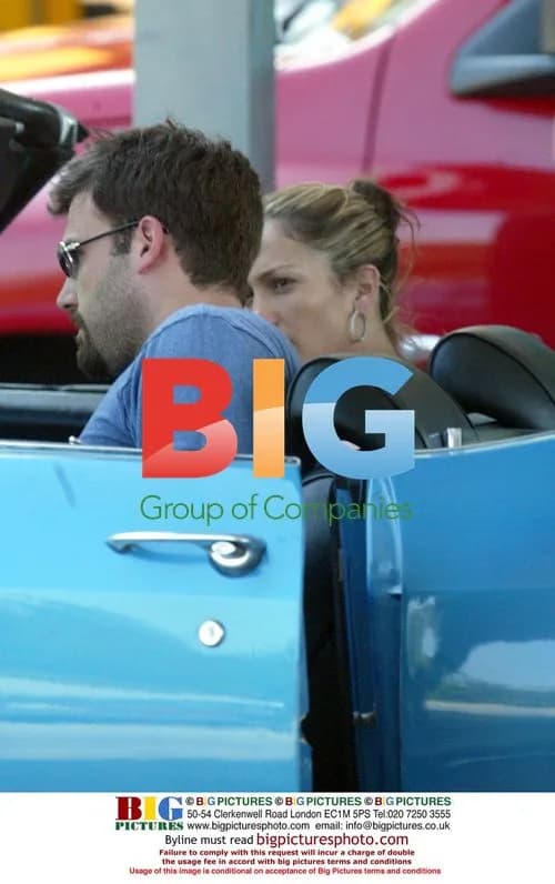 Jennifer Lopez and Ben Affleck Car Ride in Savannah
