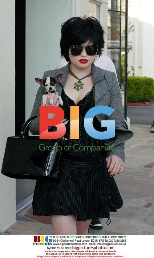 Kelly Osbourne out with puppy in LA