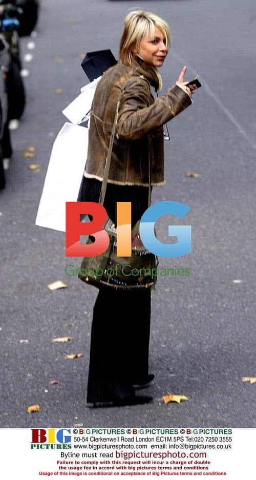 Leslie 'Lips' Ash Shopping in London