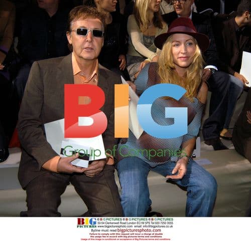 Paul McCartney and Pregnant Wife Heather at Stella McCartney Fashion Show