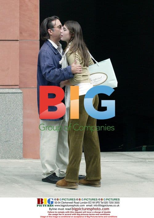 Andy Garcia and daughter shopping in Beverly Hills