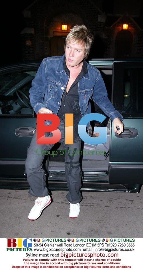 Simon Le Bon at Duran Duran Gig After Party
