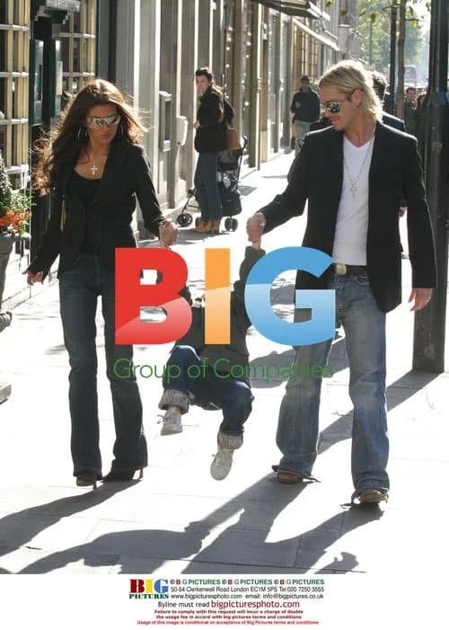 Beckham Family Filming in West London