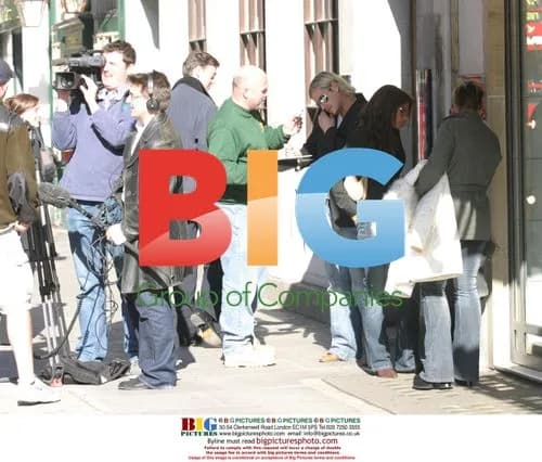 Beckham Family Filming TV Program