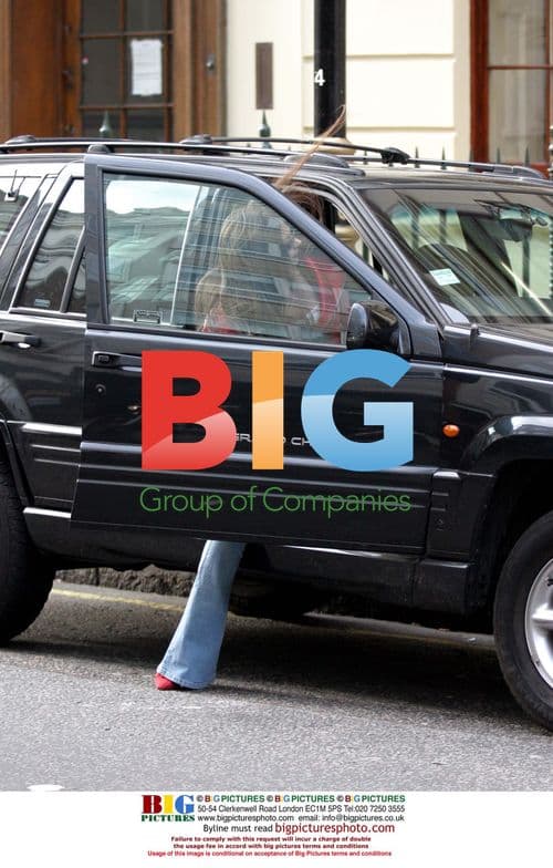 Carole Caplin narrowly avoids parking ticket in London