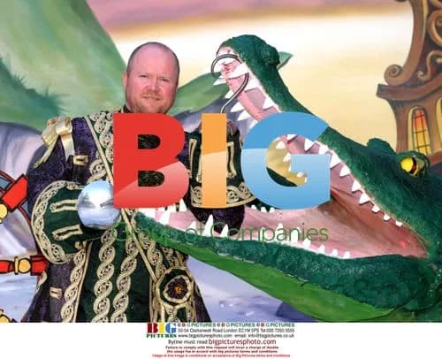 Steve McFadden as Captain Hook in 'Peter Pan' Pantomime