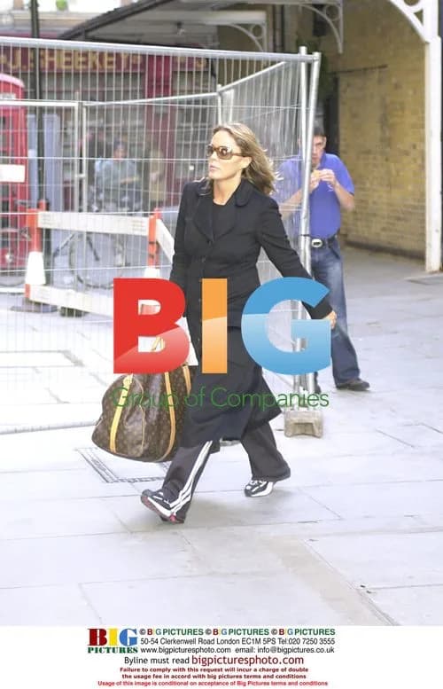 Patsy Kensit Arrives at Albery Theatre