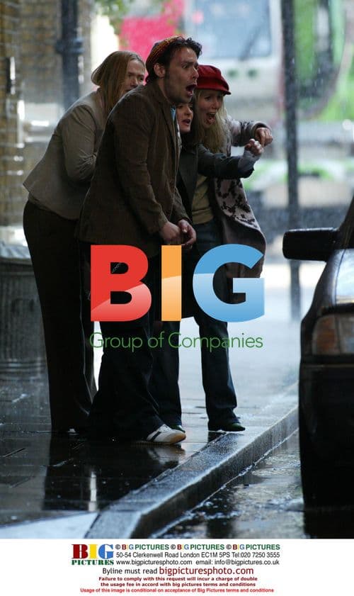 Renee Zellweger on Bridget Jones set