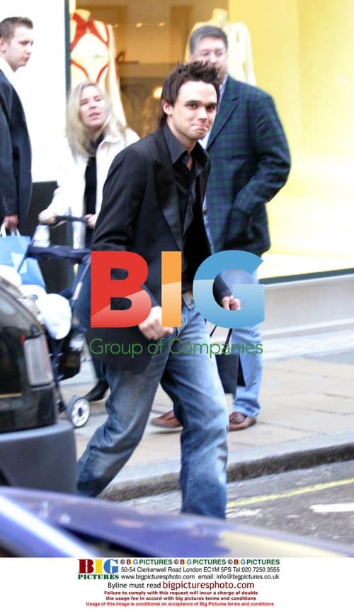 Gareth Gates at Dolce and Gabbana