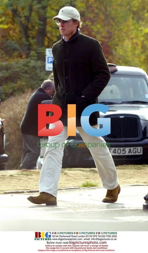 Hugh Grant Strolling in Hyde Park