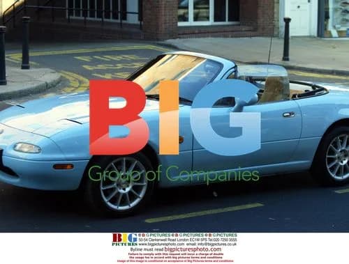 TV Presenter Jonathan Ross Driving Car