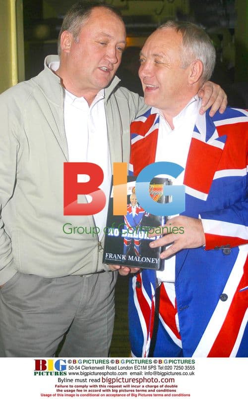 Frank Maloney at book launch