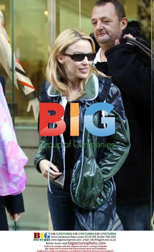 Kylie Minogue shopping with stylist in London