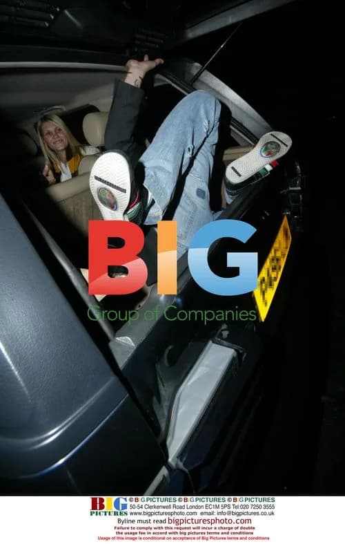 Lee Ryan of Blue Messing Around in Car