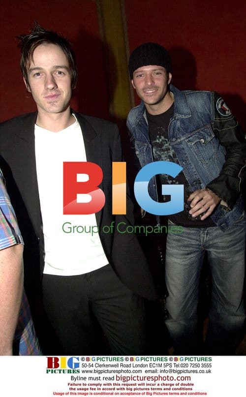 Singers Alistair Griffin and James Fox at Phixx Single Launch