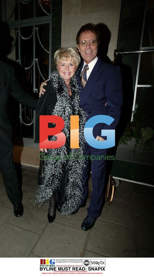 Cliff Richard and Gloria Hunniford in London