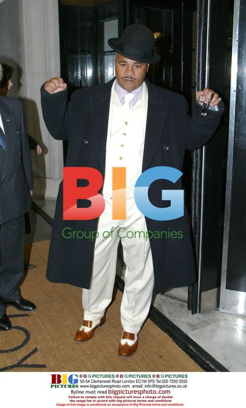 Boxer Lloyd Hunnington at Savoy Hotel