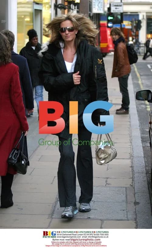 Model Penny Lancaster Shoe Shopping in London
