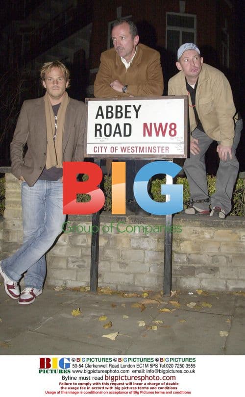 Iain Softley and 'Backbeat' actors at Abbey Road