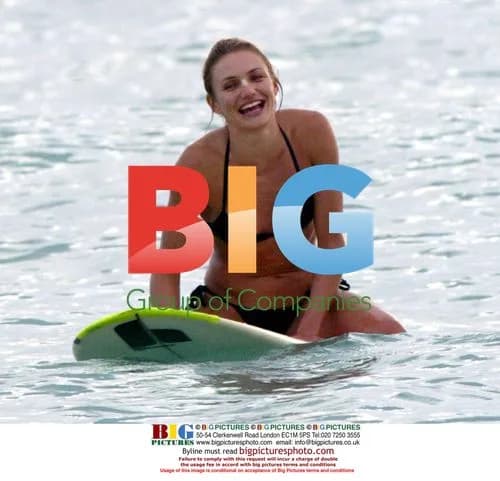 Cameron Diaz and Justin Timberlake in Hawaii