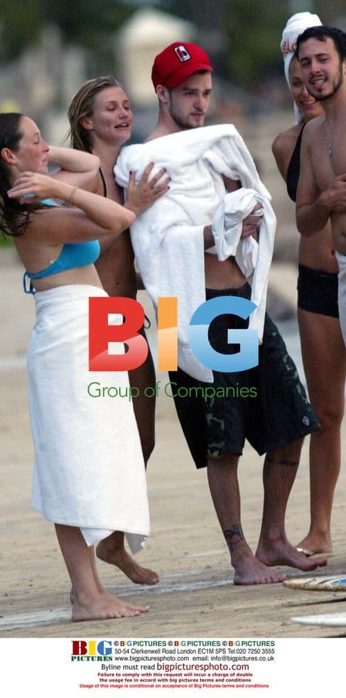 Diaz and Timberlake Vacation in Hawaii